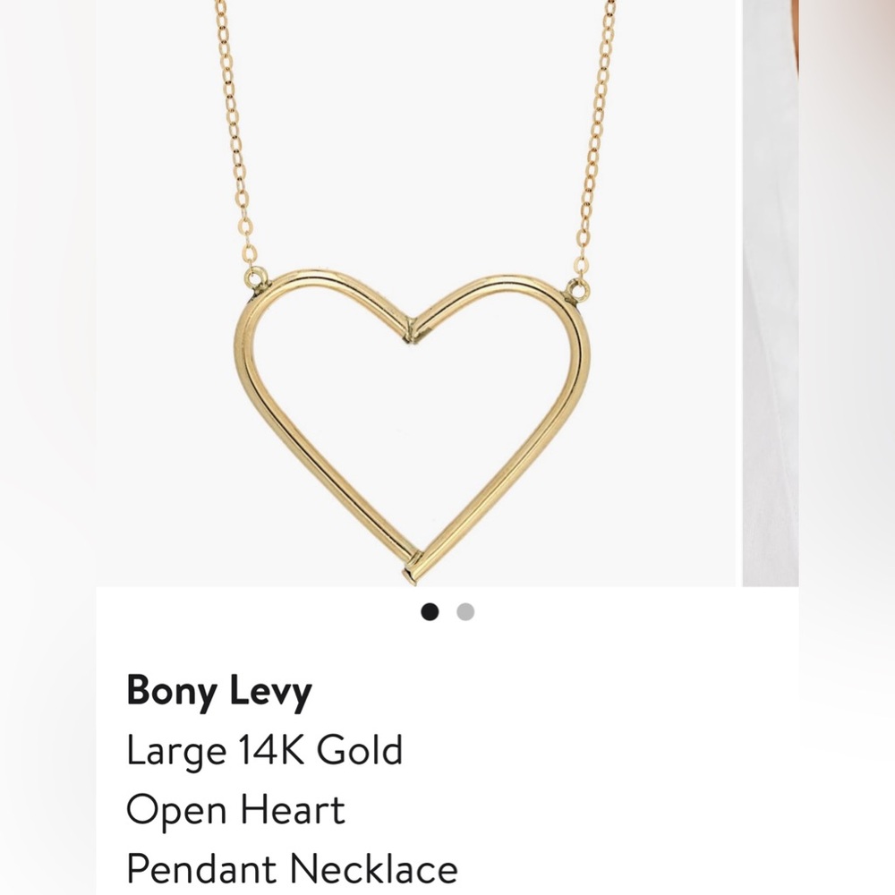Bony Levy 14k Gold Heart Pendant Necklace